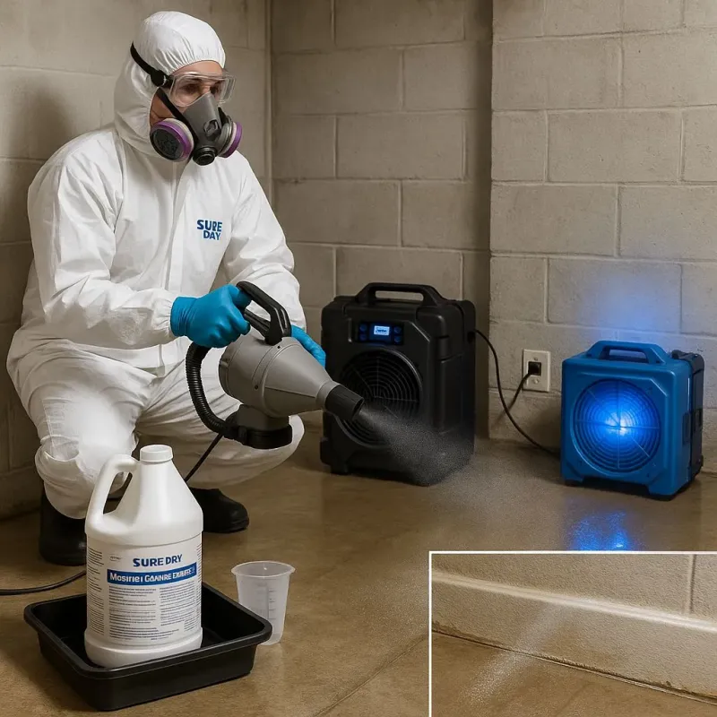 Sanitization and Odor Removal process in Greenfield, NH